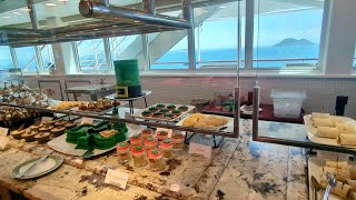 Regent Seven Seas LA VERANDA Buffet Restaurant Tour at Lunch Time March 2024 [upl. by Apfel]