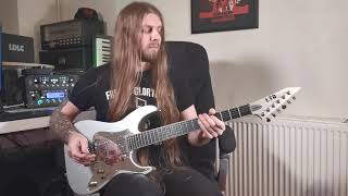 BENIGHTED  IMPLORE THE NEGATIVE  GUITAR PLAYTHROUGH [upl. by Petras]