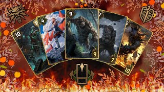 GWENT WILD CONSTRUCT VS VIY  BASE SET  IRON JUDGMENT [upl. by Chen]