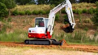 Takeuchi TB260 Tier 4 Final Compact Excavator [upl. by Neelhtak246]