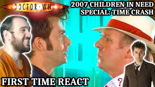 FIRST TIME WATCHING Doctor Who  2007 Children In Need Speical Time Crash REACTION [upl. by Waller92]