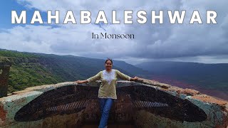 Let’s explore Mahabaleshwar in Monsoon 🌧️ roadtrip maharashtra [upl. by Doralia748]