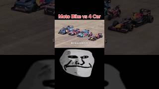 Formula F1 vs 4 MORE CARS😈🗿🗿shorts redbullf1 kawasaki rally [upl. by Goraud]