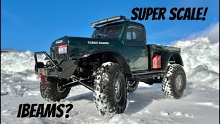 Building a 1946 Dodge Power Wagon RC Truck with NEW PROLINE IBEAM PRERUNNER SUSPENSION  part 1 [upl. by Shirleen]