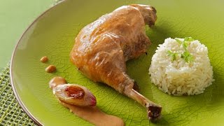 Poulet au vinaigre et riz pilaf  Yves Rivoiron pour Netto [upl. by Haidej293]