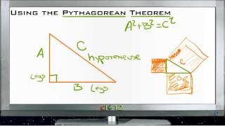 Using the Pythagorean Theorem Lesson Basic Geometry Concepts [upl. by Pauly]