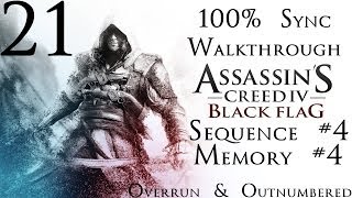 Assassins Creed 4 Black Flag  100 Sync Walkthrough  Part 21  Sequence 4  Memory 4 [upl. by Adnauqaj]