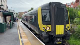 SWR 450111 at Lymington Town 14 July 2023 [upl. by Milak]