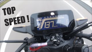 Honda CB125R 2021  Ride in Portugal 6  TOP SPEED MOTOVLOG [upl. by Yahc]