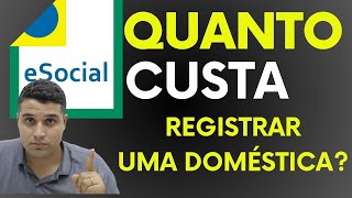 QUANTO CUSTA PARA REGISTRAR EMPREGADA DOMÉSTICA EM 2024 GUIA COMPLETO COM SALÁRIO MÍNIMO [upl. by Yaj]