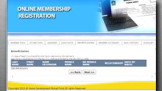 PagIBIG Membership  Online Registration TUTORIAL [upl. by Faythe]