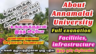 About Annamalai University Agri full explanation  Facilities infrastructure  Answer to all doubts [upl. by Anelam]