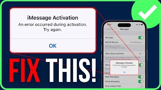 HOW TO FIX IMESSAGE ACTIVATION ERROR IOS 17 2024  Fix iMessage Waiting For Activation [upl. by Burman306]