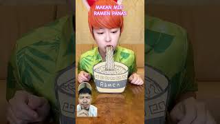 MAKAN MIE RAMEN PANAS mukbang eatingsounds eating food eatingshow [upl. by Gerrit]