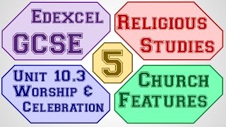 GCSE RS Unit 103 Part 5 of 5 Church Features  by MrMcMillanREvis [upl. by Zoes640]