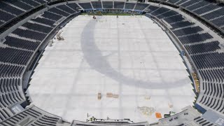 OmniDeck® Installation Timelapse at SoFi Stadium [upl. by Nena527]