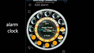 eWeather HD Radar HD Earthquakes Alerts and Barometer for Android [upl. by Yehs]