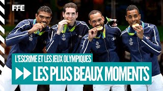 Les plus beaux moments olympiques de lescrime française [upl. by Rednijar]