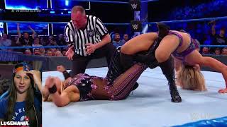 WWE Smackdown 111417 Natalya vs Charlotte Women Championship [upl. by Kilgore]