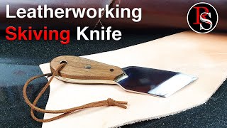 Making A Leatherworking Skiving Knife From Scratch  Knifemaking [upl. by Etnovahs]