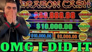 Winning MASSIVE JACKPOT On High Limit Dragon Link Slot [upl. by Franza]