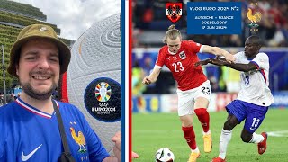 Vlog Euro 2024 n°2  Autriche vs France à Düsseldorf [upl. by Souvaine]