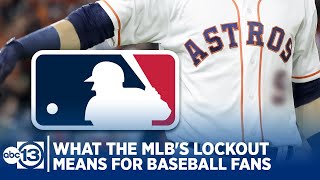 What the MLBs lockout means for baseball fans [upl. by Vaclav]