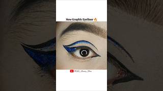 NEW GRAPHIC EYELINER🔥eyeliner youtubeshorts shorts viralvideo trending beauty new shortvideo [upl. by Trude]