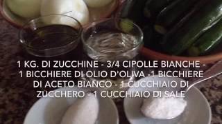 Ricetta zucchine in agrodolce con cipolle [upl. by Ellerol]