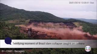 Real Footage Moment of Brazil dam collapse caught on camera videos update [upl. by Birkett982]