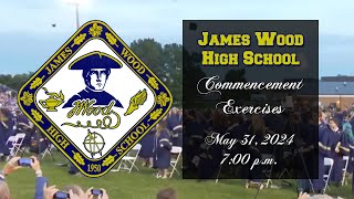 James Wood High School Commencement Exercises May 31 2024 [upl. by Sualkin361]