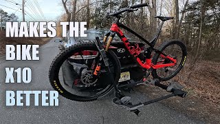 Fox 36 Grip 2 on Trek Fuel EX 7 POV [upl. by Ayenet]