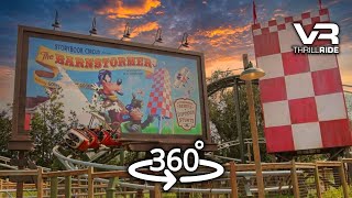 Disney THE BARNSTORMER 360° POV at Walt Disney World Magic Kingdom  VR Roller Coaster [upl. by Hanschen]