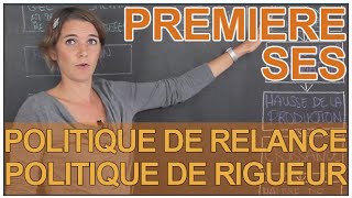 Politique de relance amp politique de rigueur  SES 1ère  Les Bons Profs [upl. by Gaynor773]