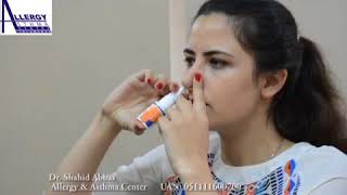 How To Use Nasal Spray English Language [upl. by Esela750]