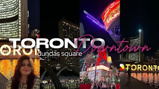 TORONTO DOWNTOWN  DUNDAS SQUARE  COOKED FISH  CANADA [upl. by Ramad]