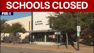 School Closings Dallas Fort Worth ISDs among North Texas districts closing Tuesday [upl. by Sugihara185]