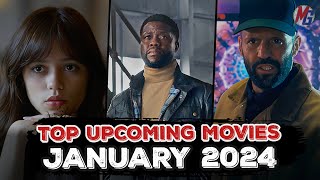 TOP NEW UPCOMING MOVIES OF JANUARY 2024 [upl. by Schnapp913]