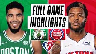 CELTICS at PISTONS  FULL GAME HIGHLIGHTS  February 4 2022 [upl. by Ayot]