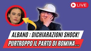 ALBANO CARRISI rivelazioni shock purtroppo il parto di Romina Carrisi ha lasciato conseguenze [upl. by Aissak543]