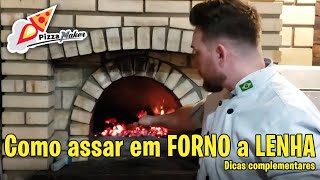 Dicas para assar um boa PIZZA no FORNO a LENHA 😍 [upl. by Ker]