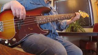 Lawyers in Love Jackson Browne Bass cover [upl. by Enovaj]