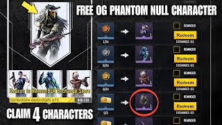 How To Unlock Get Free Phantom Null OG Character Skin in Season To Remember Event Cod mobile 2024 [upl. by Boyse]