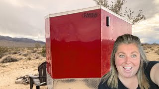 Insulating My 5x8 Cargo Trailer with cost breakdown [upl. by Macomber]