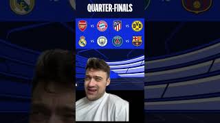 Champions League Draw Reaction 👀 [upl. by Ettevram]