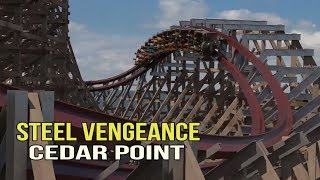 Steel Vengeance Roller Coaster POV Mix  Cedar Point [upl. by Alleuqram278]