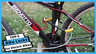 ✅ Best Bike Locks For Electric Bikes Bike Locks For Electric Bikes Buyers Guide [upl. by Parry]