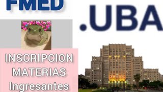 ingresantes Inscripción a MATERIAS UBA fmed 2023 [upl. by Favianus]