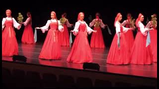 In the Russian dance Berezka women move with very short steps that they look like theyre floating [upl. by Dedrick633]