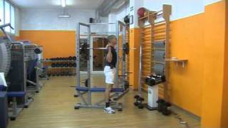 Come si esegue lesercizio Squat box GambeGlutei DVD [upl. by Dart450]